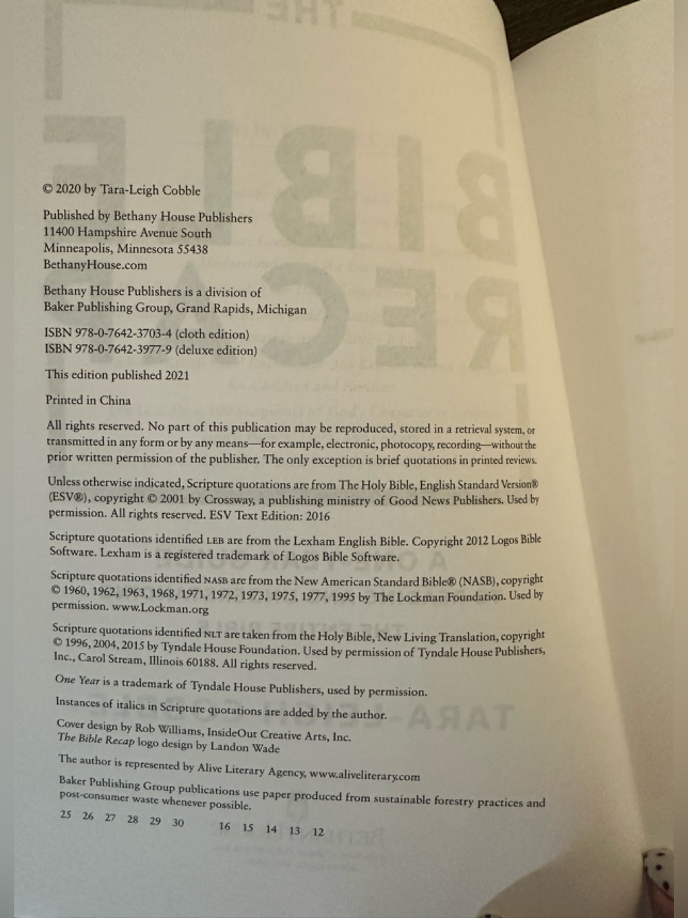 The Bible Recap One-Year Guide by Tara-Leigh Cobble - Picture 7 of 16